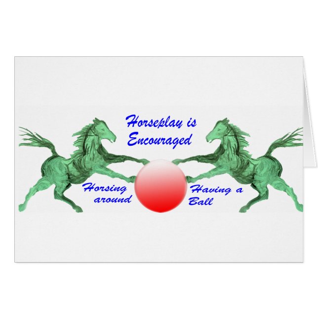 Le cheval est encouragé (Devant horizontal)