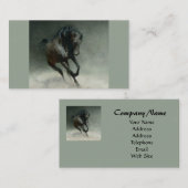 Le cheval I croient le carte de visite (Devant / Derrière)