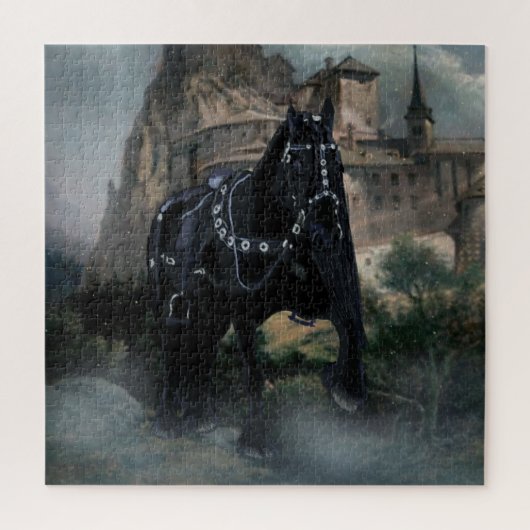 Le Cheval Médiéval - Puzzle (Vertical)