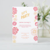 Le chèvrefeuille fleurit le 21ème invitation (Debout devant)