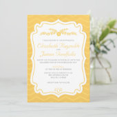Le Chevron Jaune lance des invitations de mariage (Debout devant)