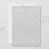 Le Chevron noir et blanc lance des invitations de (Dos)