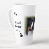 Le Chien australien Latte Mug (Angle gauche)