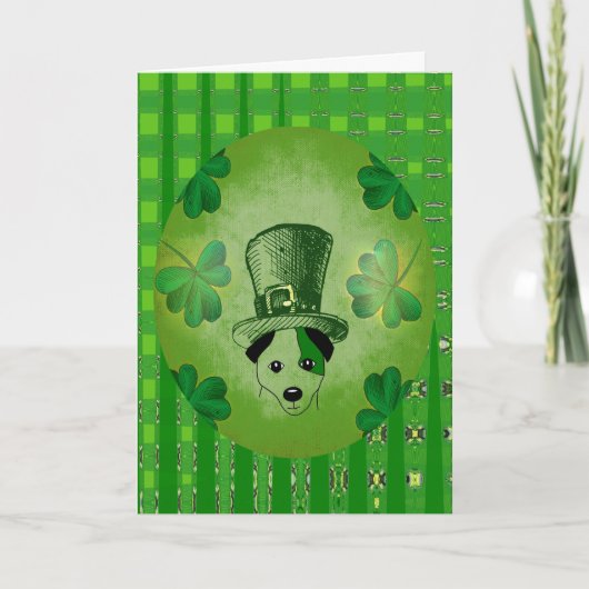Le Chien de Saint-Patrick avec carte de dessin Sha (Devant)