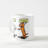 Le chien de saucisse et la tasse de Nemesis de (Devant gauche)