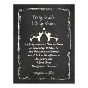 Invitations Faire Part Cartes Chien St Bernard Zazzle Be