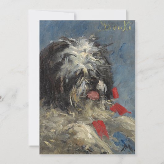 Le Chien "Donki" | Édouard Manet (Voorkant)