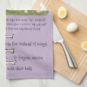 Le chien drôle de chiwawa cite la serviette de (Quart Plié)