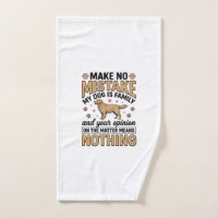 Le chien est une famille vintage retriever typogra