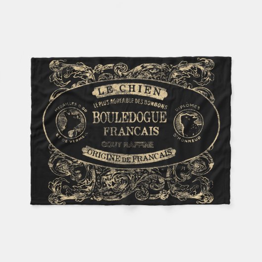 Le Chien Fleece Deken (Voorkant (Horizontaal))