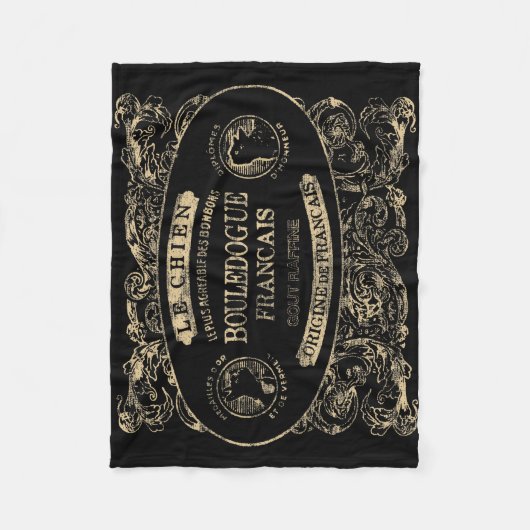 Le Chien Fleece Deken (Voorkant)