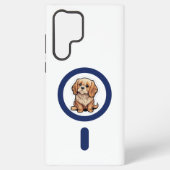 Le chien mignon dans mon coque Samsung Galaxy S23 (Verso)