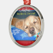 Le chien nous bénissent, chacun ! Ornement encadré (Gauche)