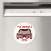 Le chien riant Joe Head Magnet (In Situ (Lave-vaisselle))