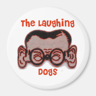Le chien riant Joe Head Magnet