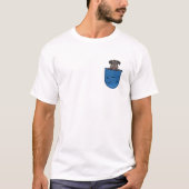 Le Chien Schnauzer Géant Dans Le T-Shirt De Poche (Devant)