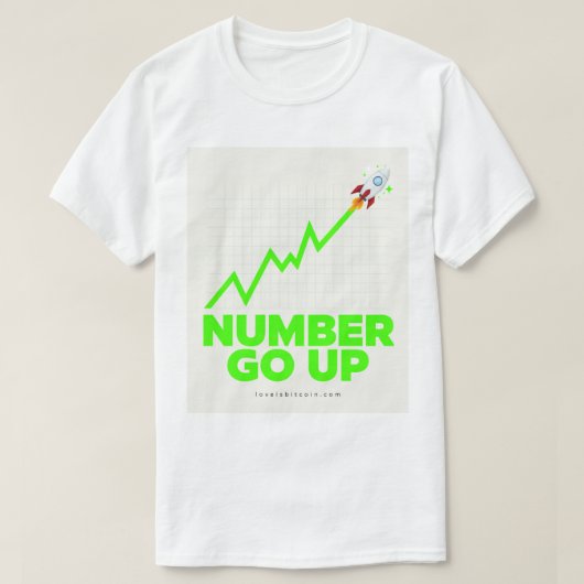 LE CHIFFRE AUGMENTE - T-Shirt Bitcoin Meme (Design devant)