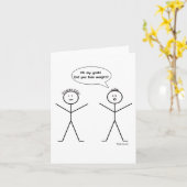 Le chiffre de bâton perdent le carte pour notes de (Fleur jaune)