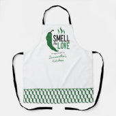 Le Chili vert sent l'amour tablier (Recto)