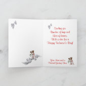 Le chiot de Jack Russell soit ma carte de voeux de (Intérieur)