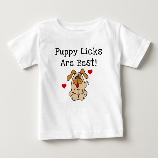 Le chiot Licks sont les meilleurs T-shirts et (Devant)