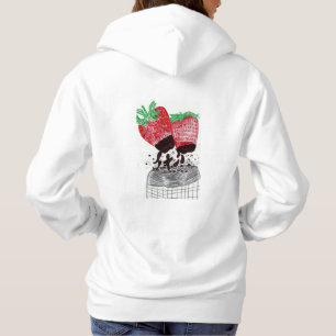Le chocolat a couvert le sweat - shirt à capuche