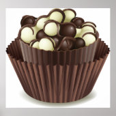 Le chocolat dans une affiche de la Coupe du Chocol (Devant)