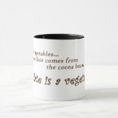 Le chocolat est un légume ! Tasse (Centre)