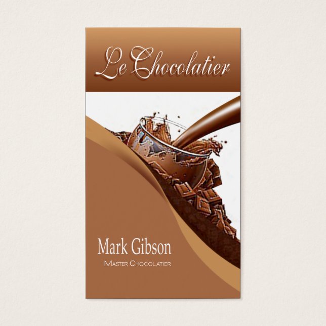 "Le Chocolatier" - Chocolats Gastronomiques, Sucre (Devant)