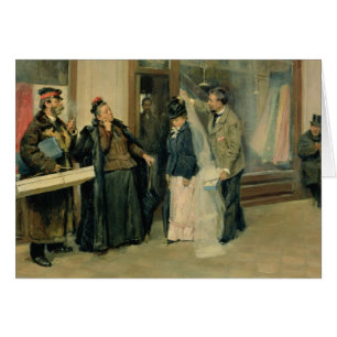 Le choix des cadeaux de mariage, 1897-98