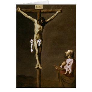 Le Christ crucifié avec un peintre