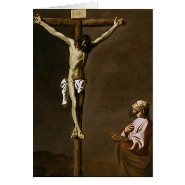 Le Christ crucifié avec un peintre (Devant)