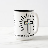 Le Christ dans la Mug de Noël (Devant droit)