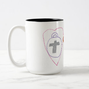 Le Christ est la clé de la Mug à deux tons
