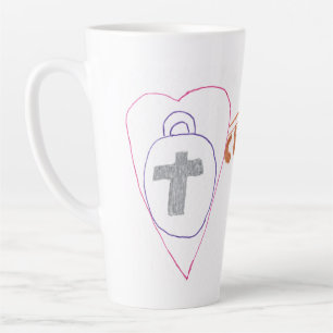 Le Christ est la clé du latte Mug