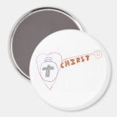 Le Christ est le principal aimant rond (Recto/Verso)