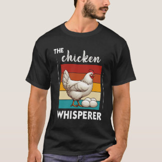 Le Chuchoteur de Poulet Drôle de T-Shirt pour les