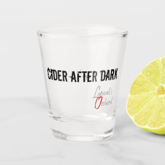 Le cidre après le verre noir