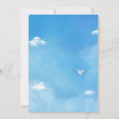 Le ciel a envoyé une invitation au Baby shower (Dos)