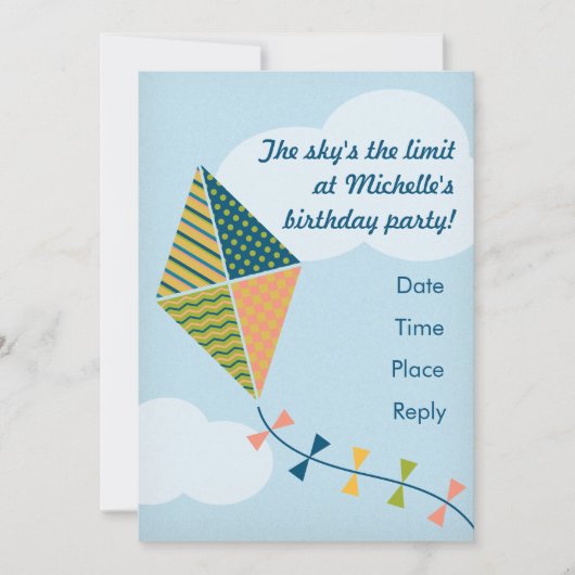 Le ciel est la limite ! Invitation du parti (Devant)