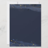 Le ciel nocturne au-dessus de la lune Invitation B (Dos)
