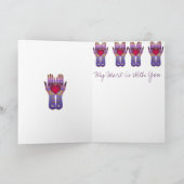 Le ciel remet la carte de voeux (Intérieur)