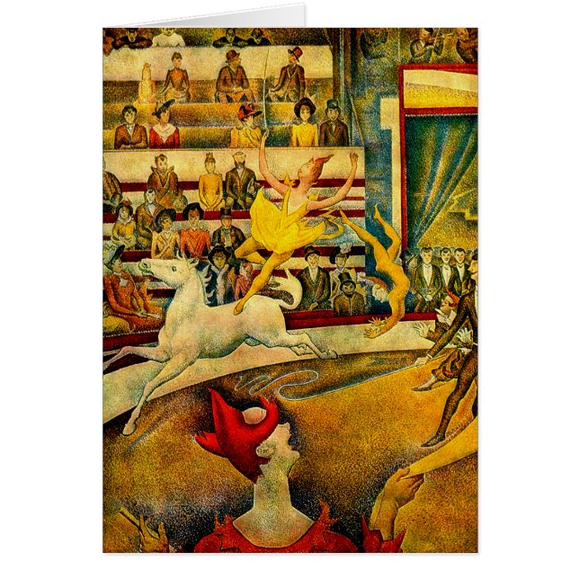 Le cirque de Georges Seurat (1891) (Devant)