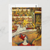 Le Cirque ("The Circus") van Georges Seurat Briefkaart (Voorkant / Achterkant)