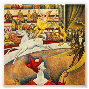Le Cirque (The Circus) van Georges Seurat Foto Afdruk