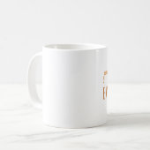 Le citrouille a assaisonné tout tasse de café (Devant gauche)
