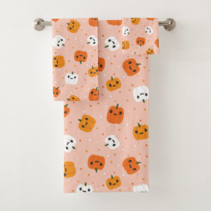 Le Citrouille Cute Kawaii fait face au Motif