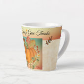 Le Citrouille de Thanksgiving Latte Mug (Angle droit)