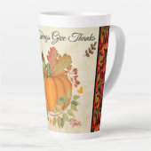 Le Citrouille de Thanksgiving Latte Mug (Angle droit)