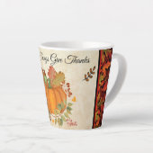 Le Citrouille de Thanksgiving Latte Mug (Angle droit)